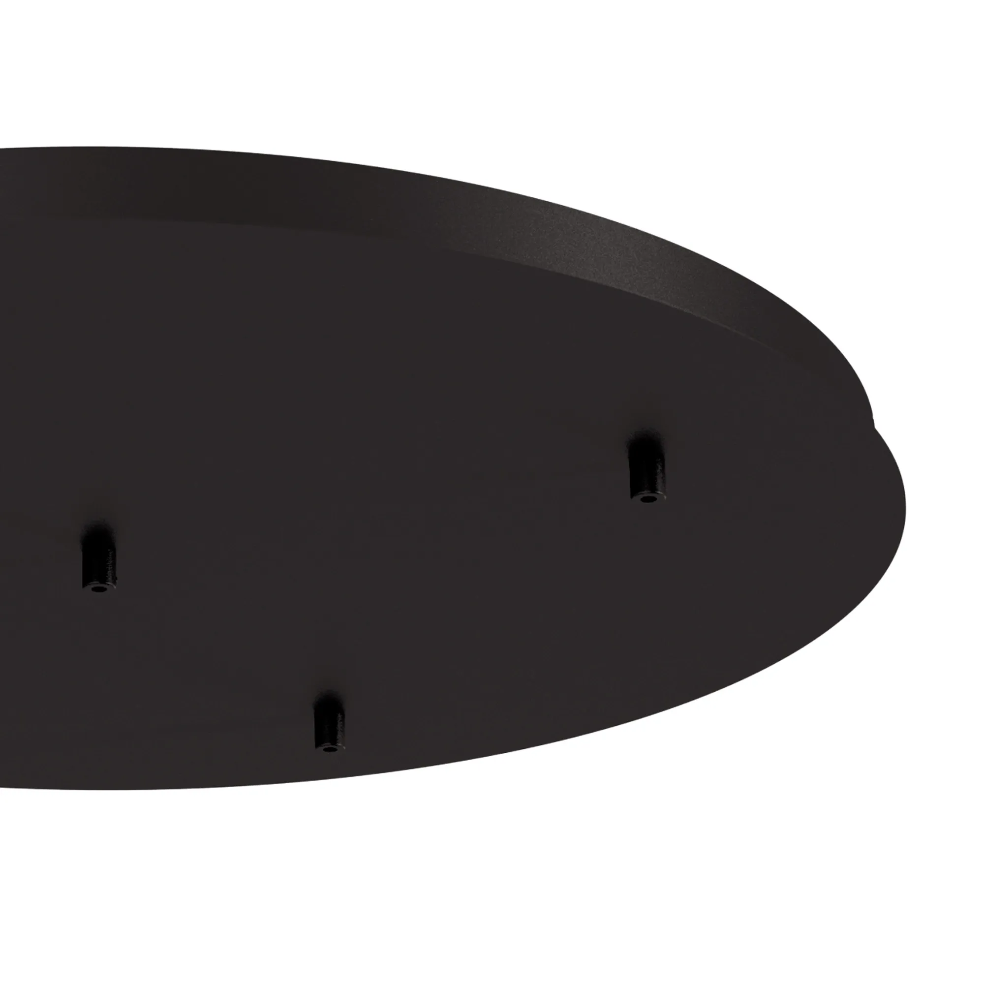 Elsa 5 Hole 600mm Round Canopy Kit Black M8516  Mantra Elsa Bespoke